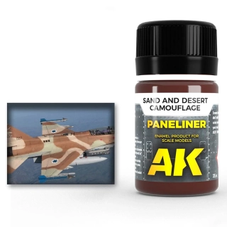 Paneliner for Sand and Desert camouflage 35ml AK Interactive
