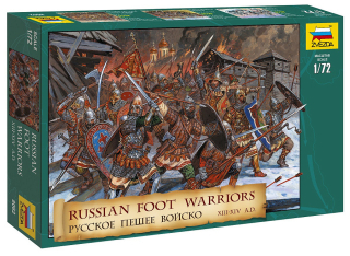 Russian Foot Warriors XIII-XIV A.D. 1:72 Zvezda