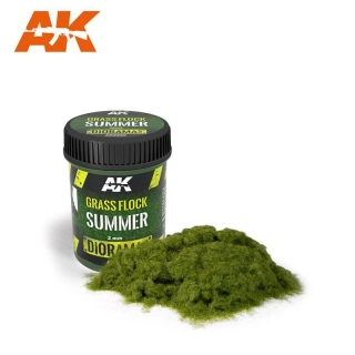Grass Flock Summer 2mm 250ml AK Interactive
